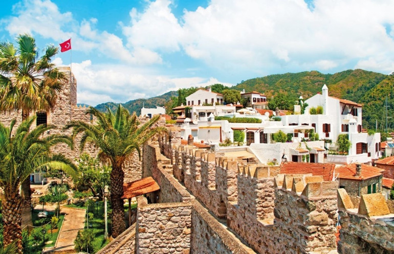 Sahil güzeli Marmaris
