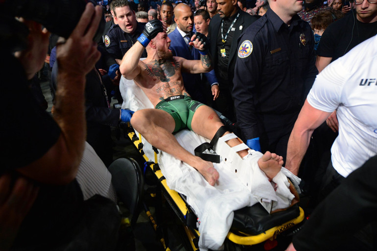 Son dakika: UFCde Conor McGregorun ayağı kırıldı, Dustin Pourier maçı kazandı