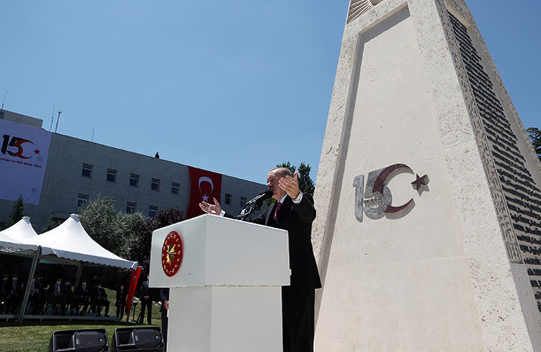Son dakika... İlk bombanın düştüğü yerde tören... Cumhurbaşkanı Erdoğan: Kimse bu şanlı mücadeleyi önemsizleştiremez