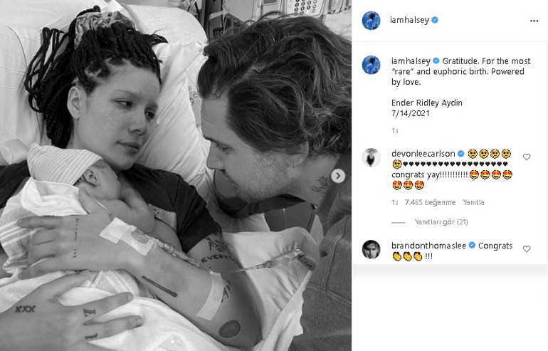 Son dakika haberi: Halsey ile Alev Aydının çocukları dünyaya geldi