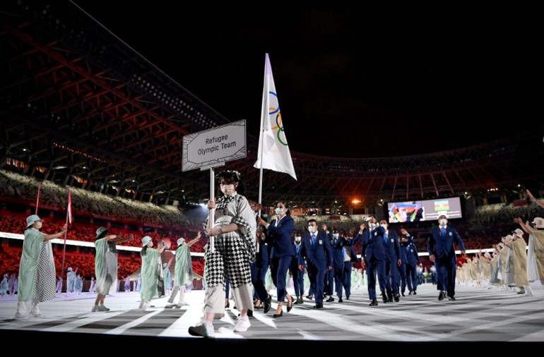 Son dakika: 2020 Tokyo Olimpiyat Oyunları resmen başladı Meşaleyi yakan sürpriz isim...
