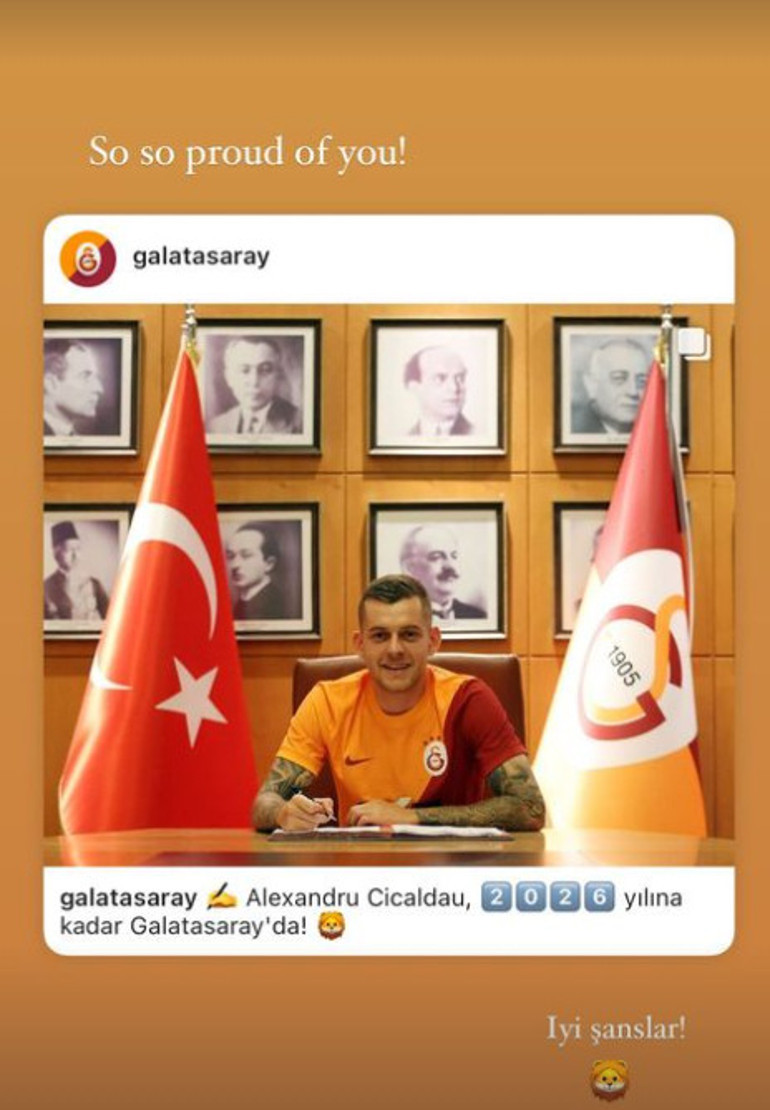 Galatasarayın yeni yengesi Bianca Maria büyük beğeni aldı