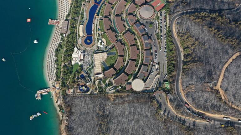 Son dakika: İşte Bodrumdaki yangının acı bilançosu... Yanan alan havadan görüntülendi: Tamamen kül oldu