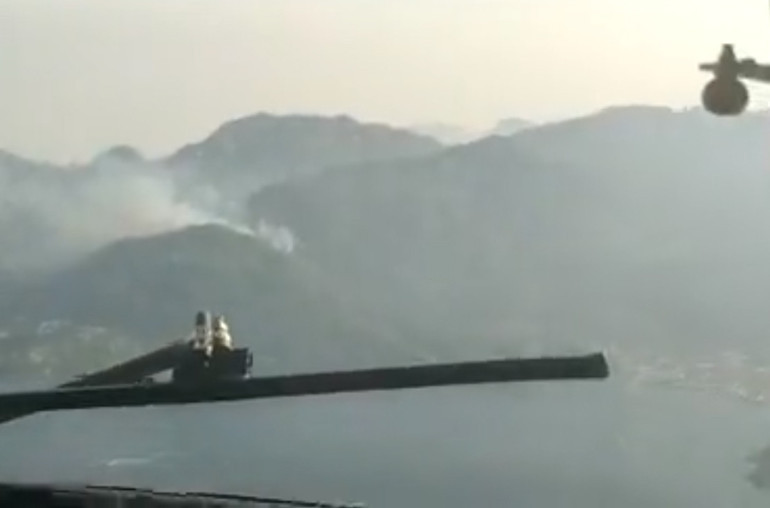 Son dakika haberi: Havadan ilk görüntüler... İspanyol pilotlar paylaştı