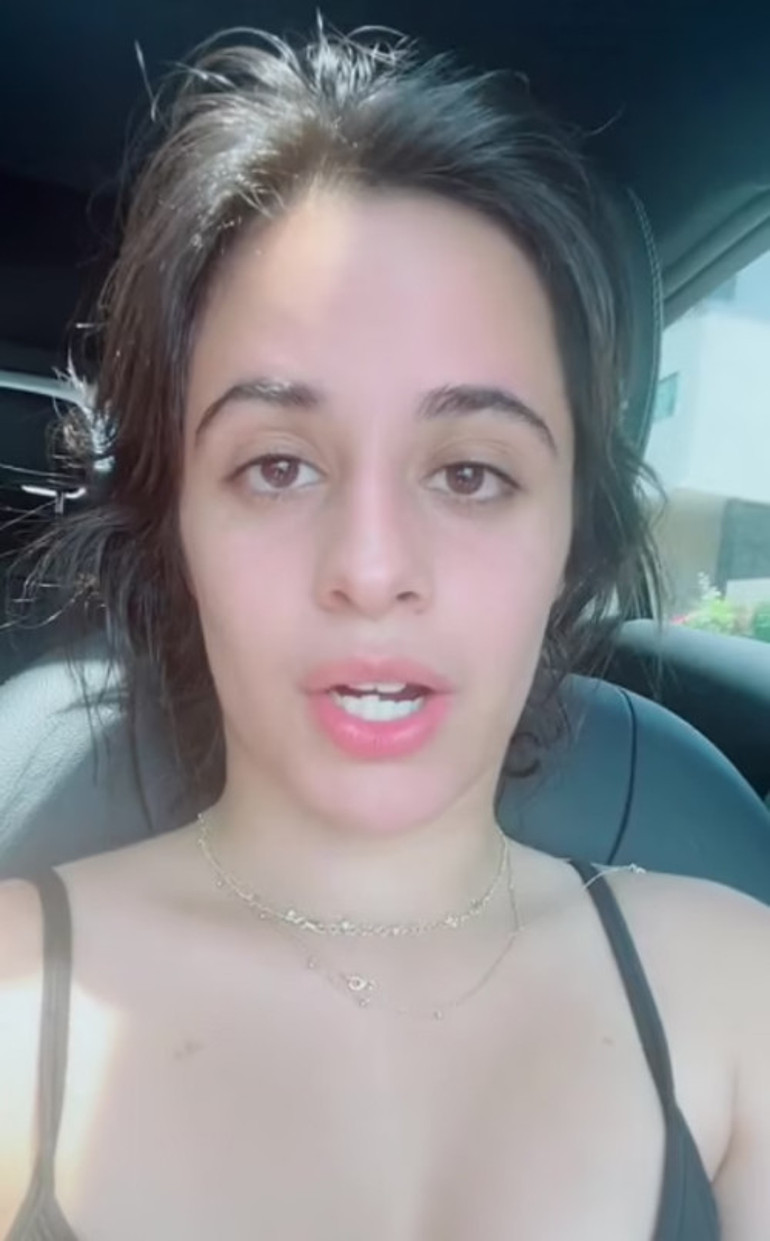 Camila Cabellodan konuşulan video: Sarkık karnımı gösterdim, özgürleştim