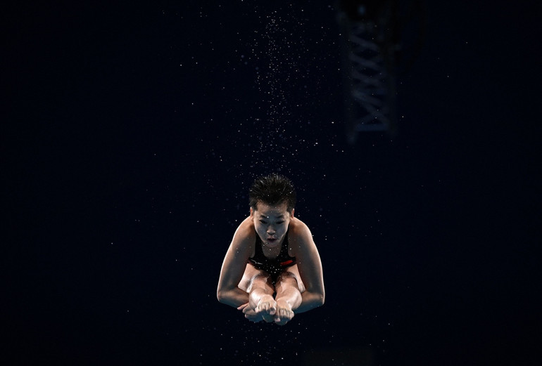 Tokyo 2020 Haberleri: 10 metre platform atlamada şampiyon, 14 yaşındaki Çinli Quan Hongchan