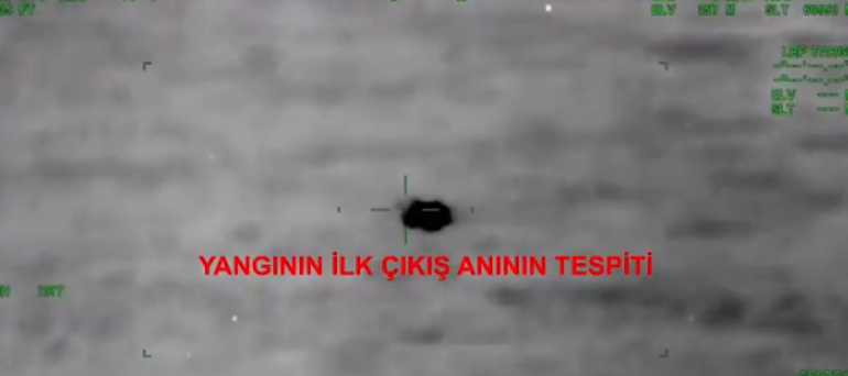 Savunma Sanayi Başkanı İsmail Demir paylaştı: İHAlar 103 yangını ilk anda tespit etti