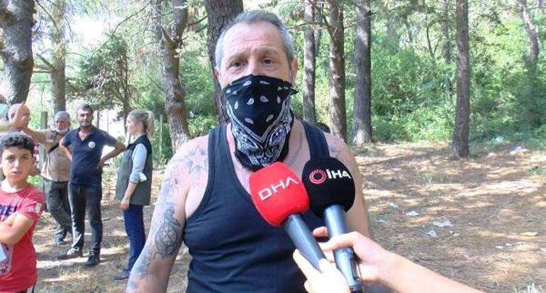 Aydos Ormanında çıkan yangın büyümeden söndürüldü