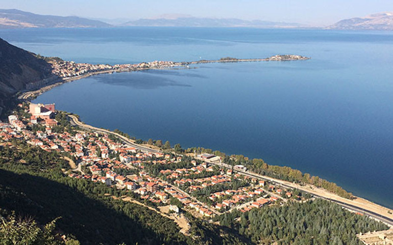 Renk değiştiren Göl Eğirdir