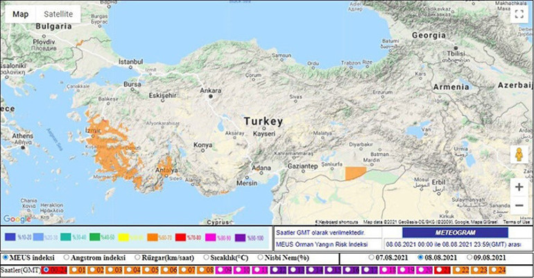 Ege Bölgesi ve Antalya orman yangınları riski açısından bugün ve yarın turuncu kategoride... İzmir Valisi de uyardı