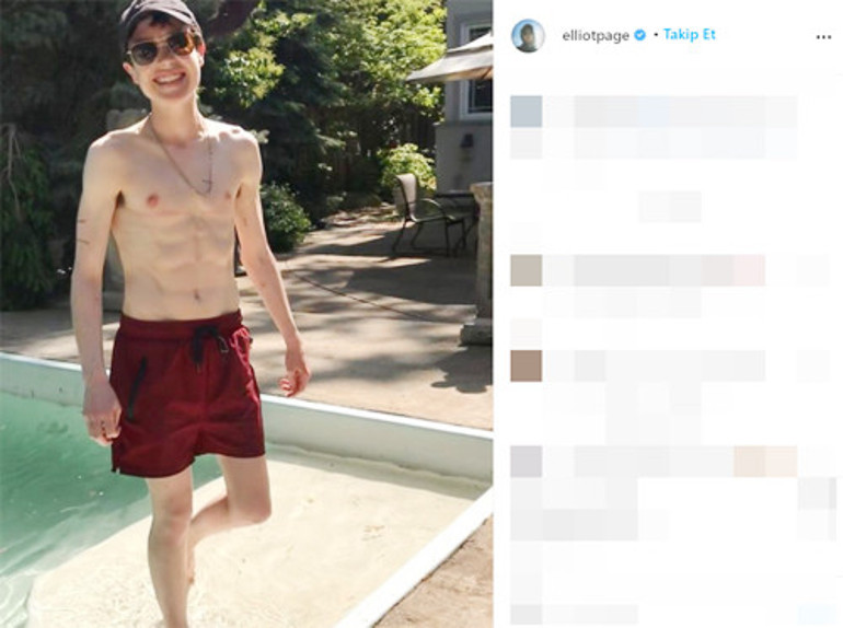 Ellen Page cinsiyet değiştirip Elliot Page adını almıştı: Göğüsler gitti, izi kaldı