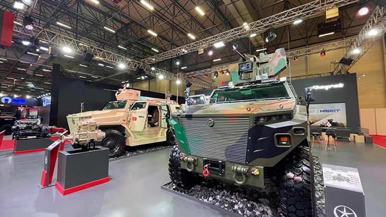 Tümosan’ın askeri aracı Pusat Hibrit IDEF’21’de
