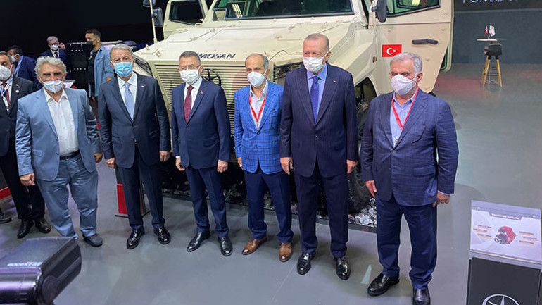 Tümosan’ın askeri aracı Pusat Hibrit IDEF’21’de