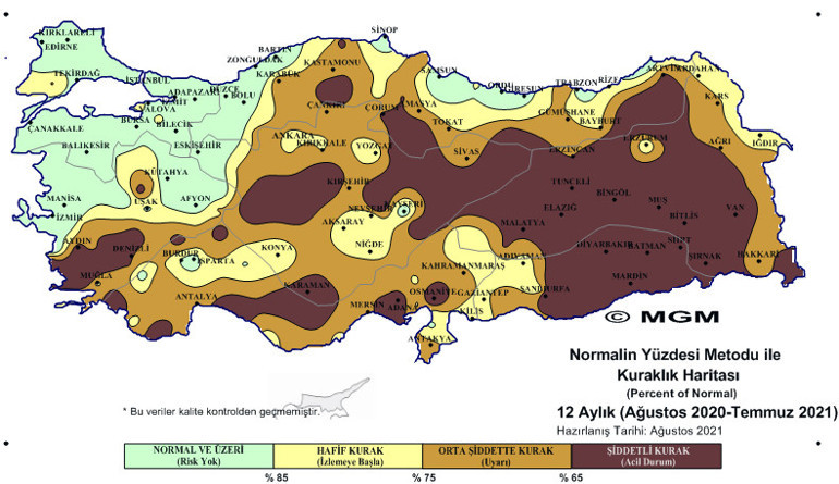 Son dakika: Meteorolojiden korkutan harita: Olağanüstü kodu ile uyarıldı