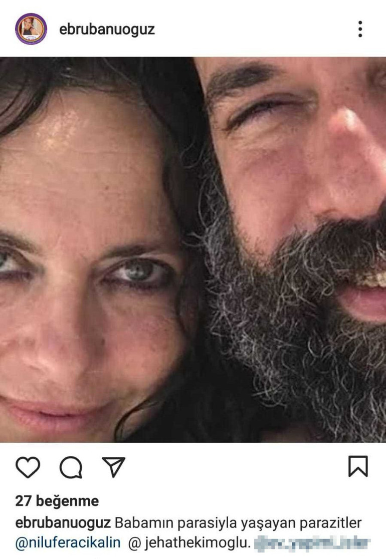 Yönetmen Orhan Oğuzun kızı Ebru Oğuzdan Nilüfer Açıkalın hakkında şoke eden suçlama