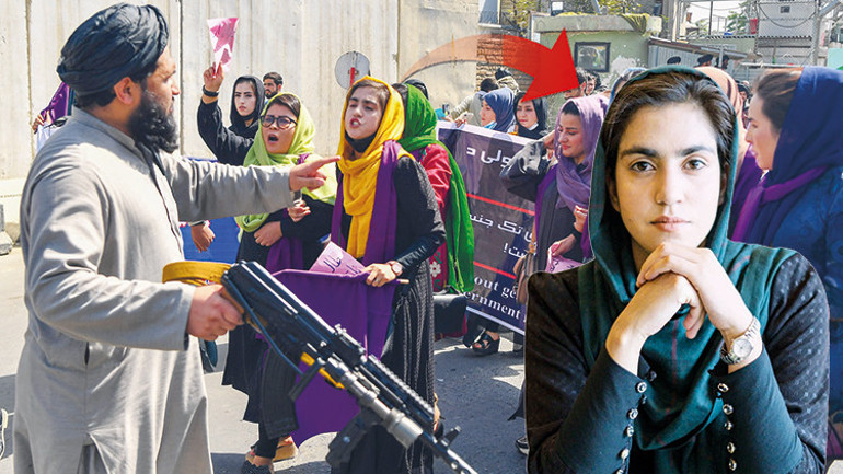 Hürriyetle dünyaya seslendiler Taliban bilmeli ki biz 20 yıl önceki kadınlar değiliz