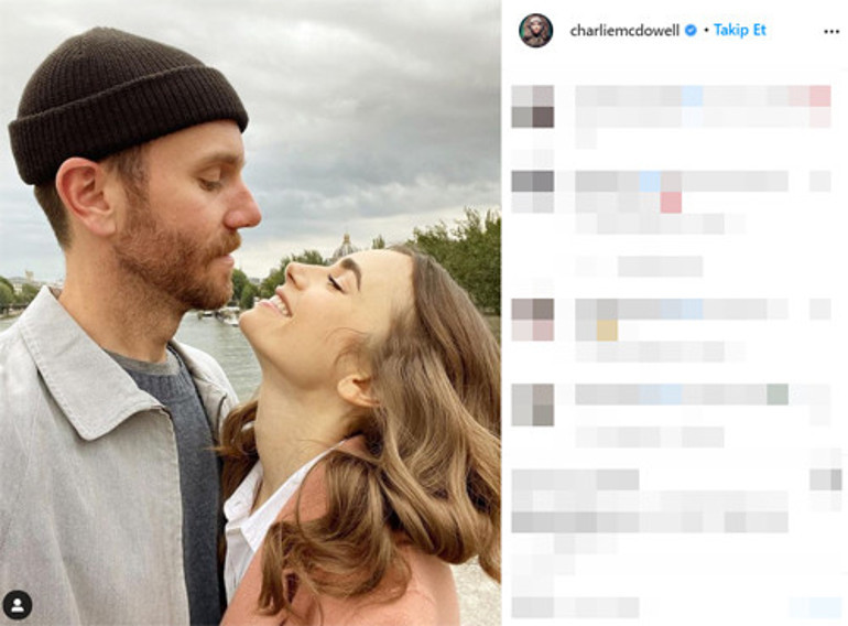 Resmen sonsuza kadar birbirimizin olduk Lily Collins ve Charlie McDowell evlendi