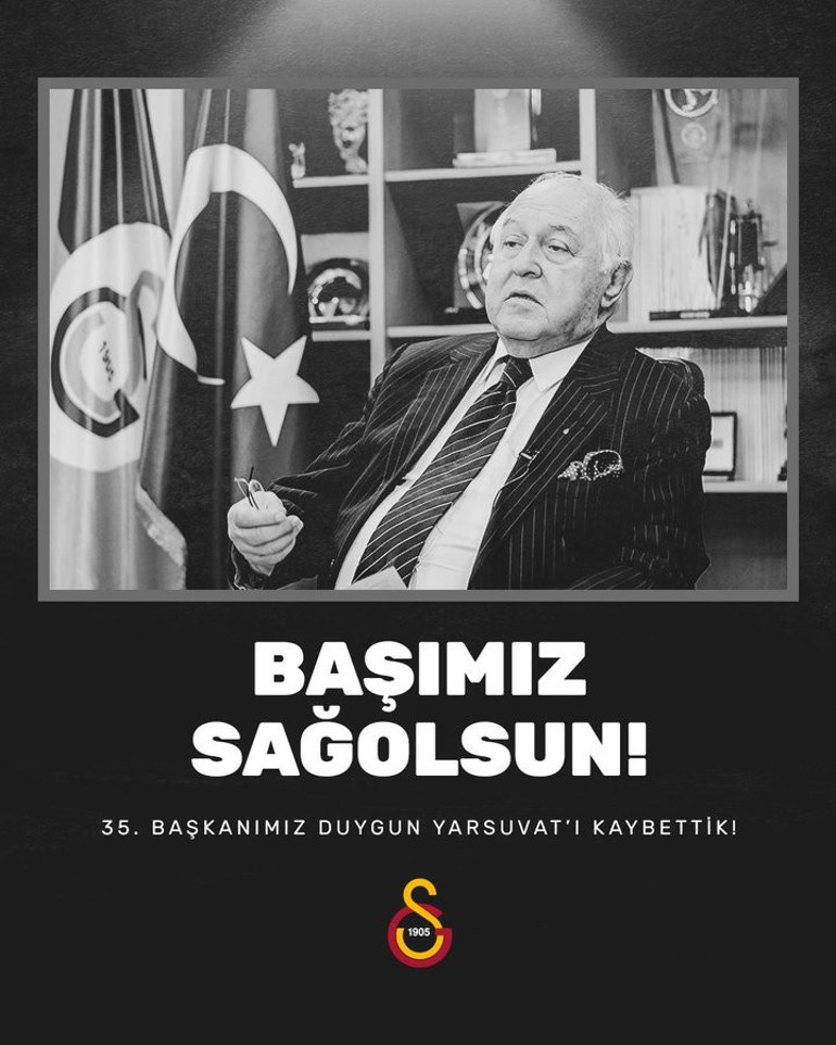 Son Dakika: Galatasaray eski başkanı Duygun Yarsuvat hayatını kaybetti