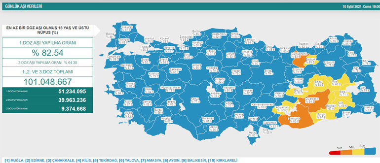 Son dakika... Bakan Koca açıkladı İşte şehirlere göre vaka sayıları