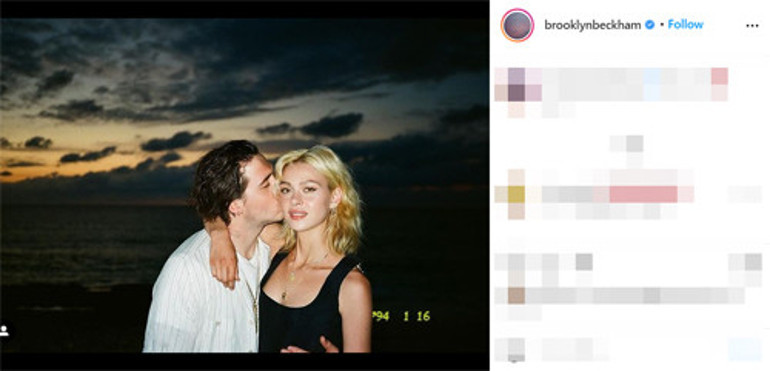 Gidip evinizde öpüşün: Brooklyn Beckham ile nişanlısı Nicola Anne Peltzin videosu hayranlarını ikiye böldü