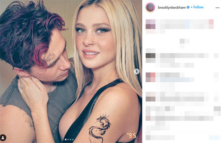 Gidip evinizde öpüşün: Brooklyn Beckham ile nişanlısı Nicola Anne Peltzin videosu hayranlarını ikiye böldü