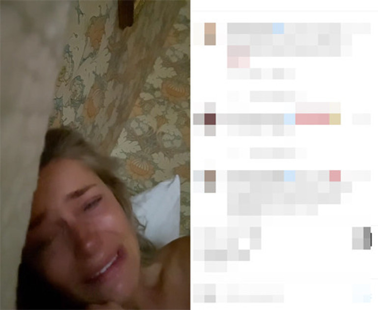 Hüngür hüngür ağlayıp sosyal medyada paylaştı: Bu benim en çıplak halim