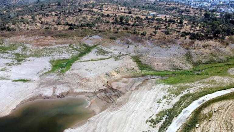Bodrumda Mumcular Barajının doluluk oranı yüzde 10un altına düştü
