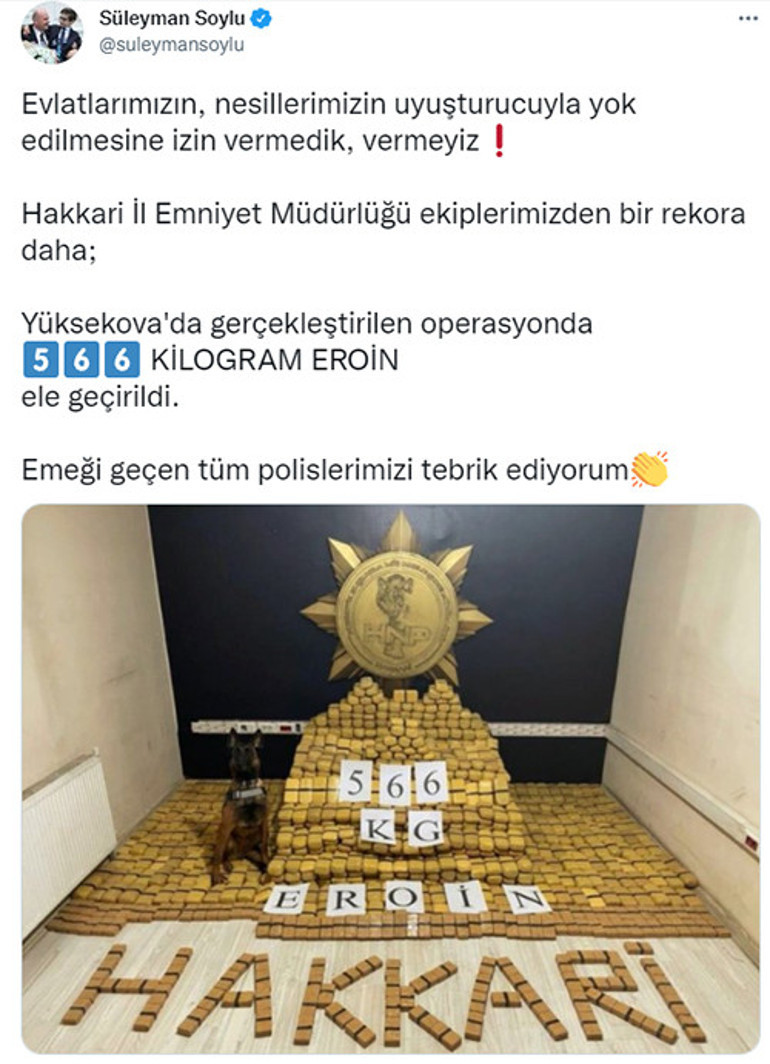 Son dakika... Bakan Soylu, Bir rekor daha diyerek duyurdu