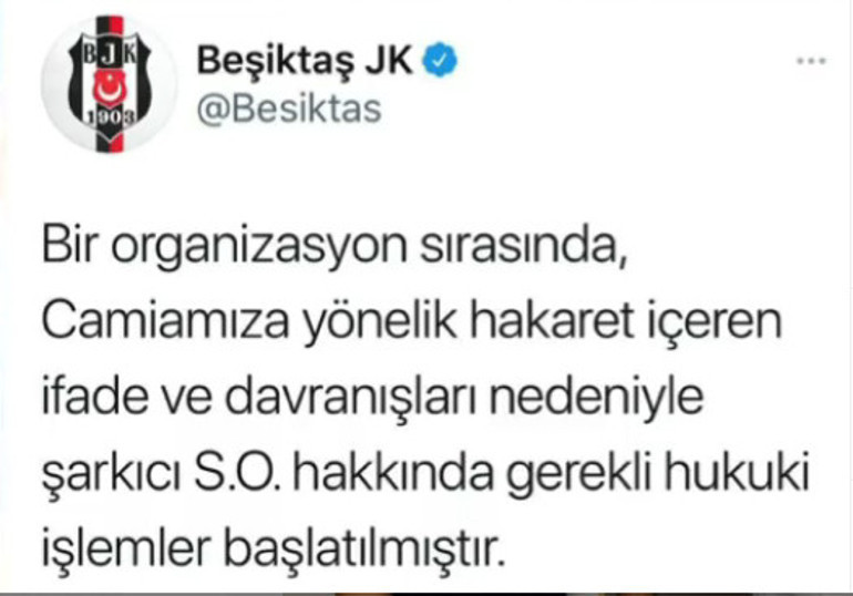 Serdar Ortaç Beşiktaşlıları çok kızdırdı