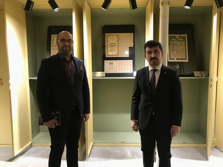 Müzede hazinenin tarihine yolculuk