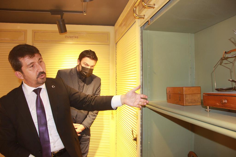 Müzede hazinenin tarihine yolculuk