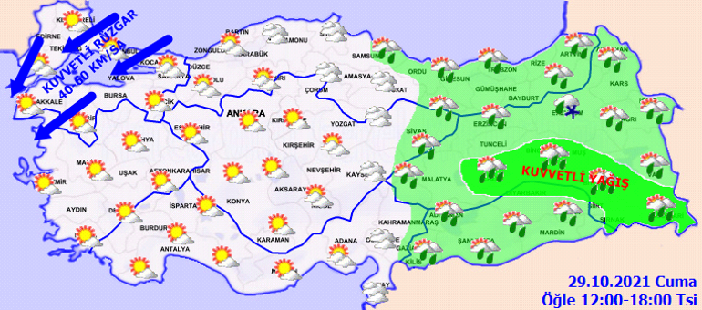 Son dakika... Meteoroloji tek tek sıraladı Bu bölgelerde yaşayanlar dikkat