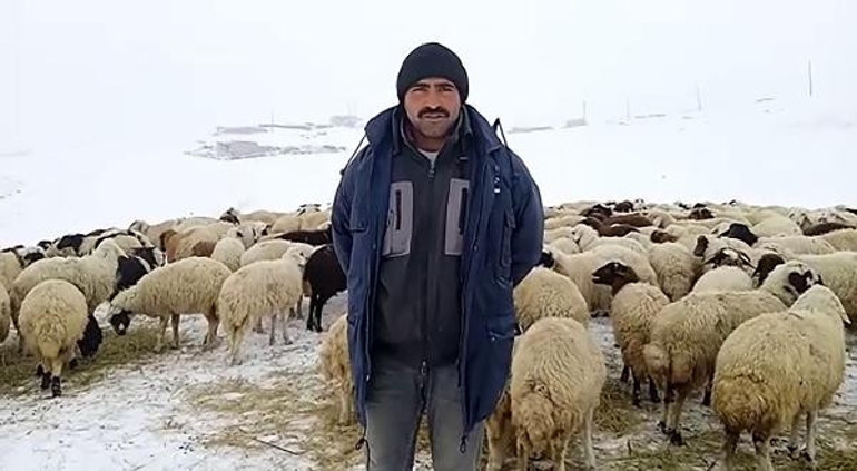 Doğuda kar ve soğuk etkili oluyor... Hava sıcaklığı -5e düştü, kar kalınlığı 10 cmi buldu