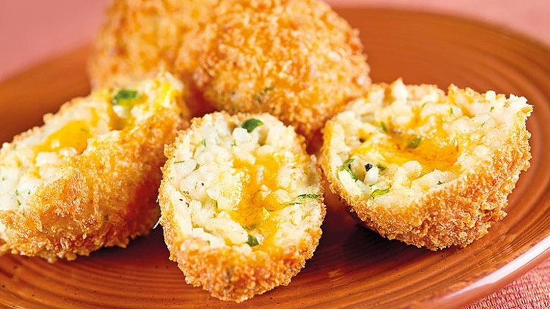 Altın lezzetler...Arancina ve içliköfte