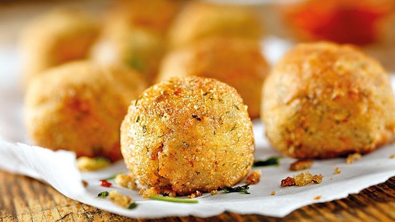 Altın lezzetler...Arancina ve içliköfte