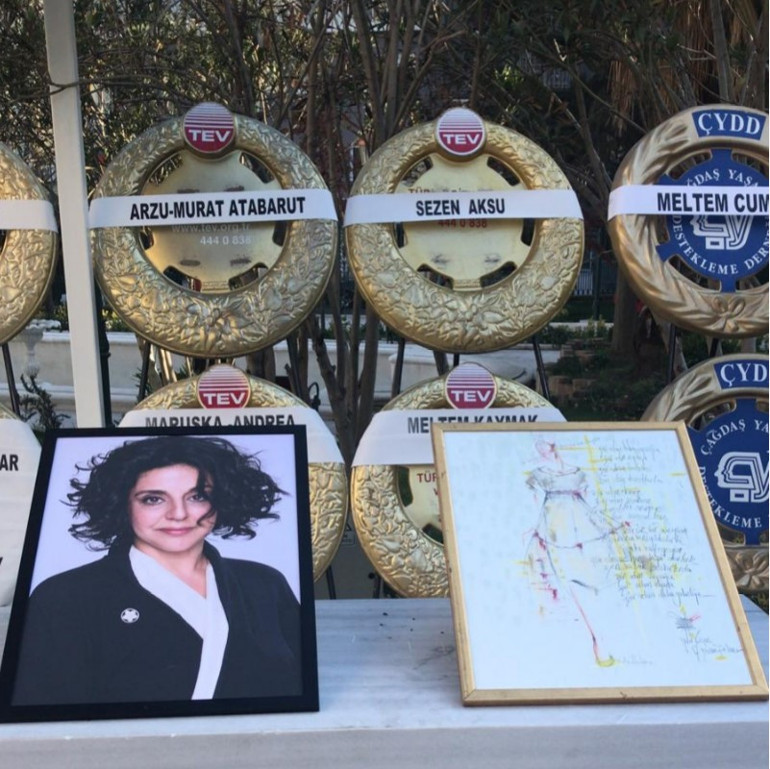 Ünlü modacı Bahar Korçan son yolculuğuna uğurlandı