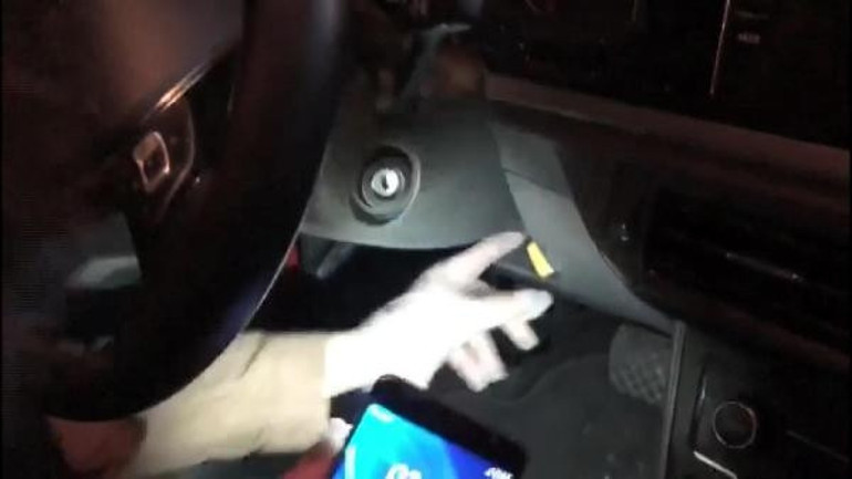 Şişlide ele geçirildi: Direksiyonun altına gizlemiş