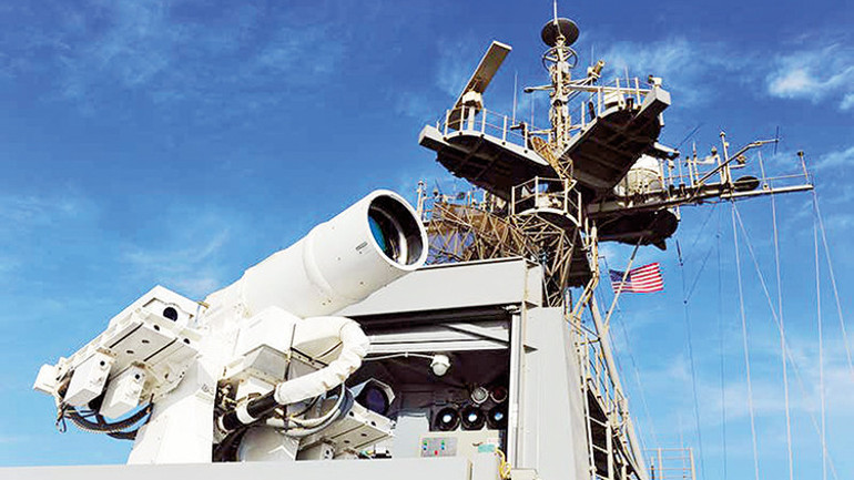 ABD donanması lazer silahını test etti