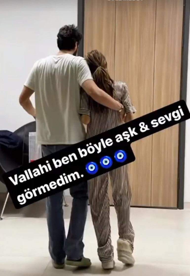 Ameliyat olan Seren Serengilin son halini sevgilisi Mustafa Rahman Tohma paylaştı