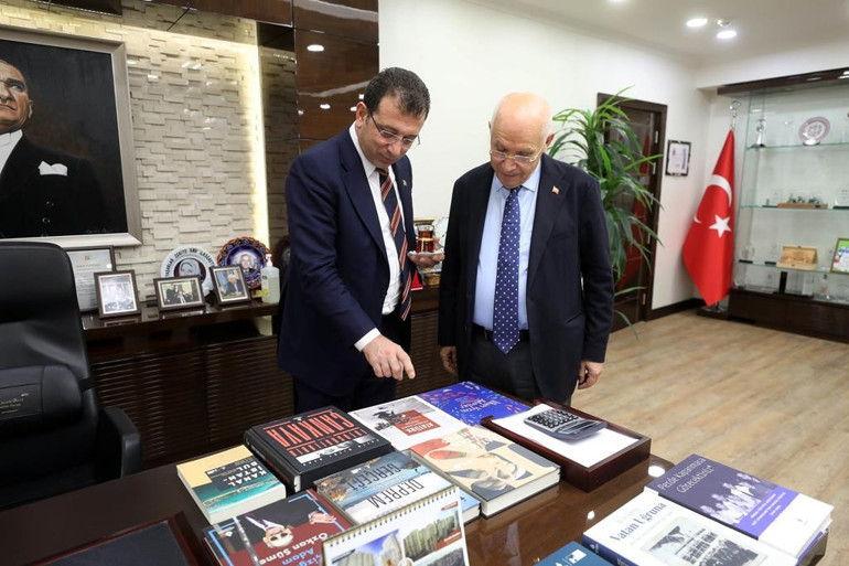 Başkan Yaşar İmamoğlu’nu ağırladı