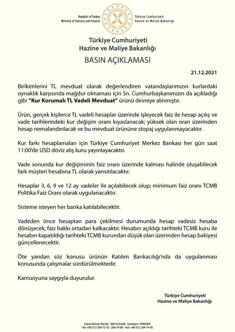 Son dakika... TL mevduatları için yeni düzenleme Bakan Nebati ayrıntıları açıkladı