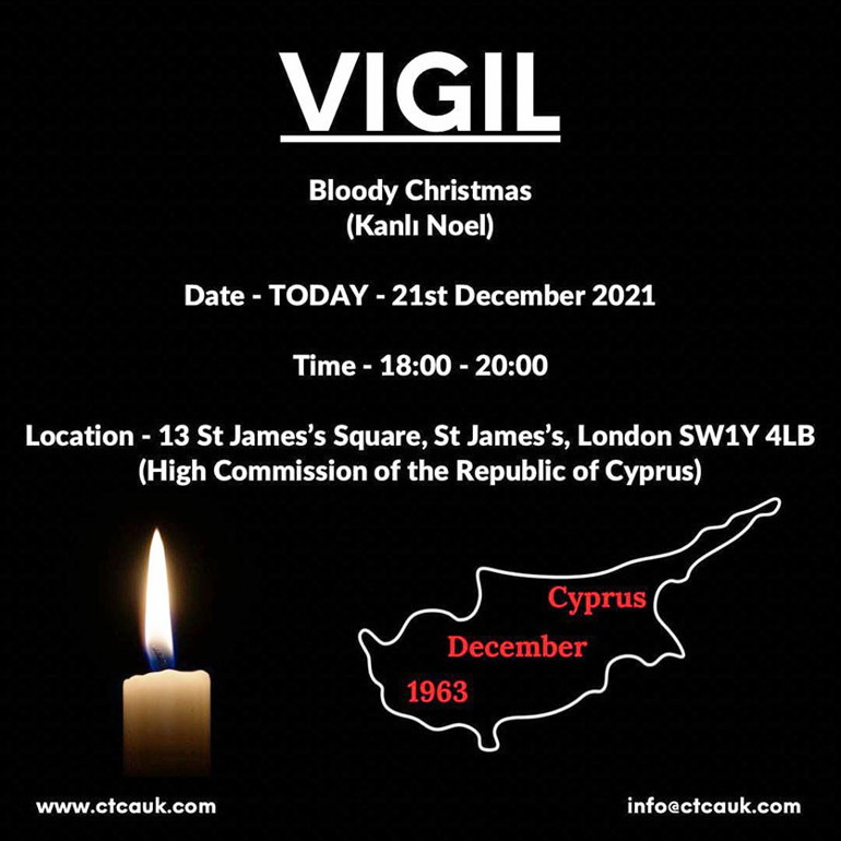 Londra’da ‘Kanlı Noel’in 58. yılı protestoyla anıldı