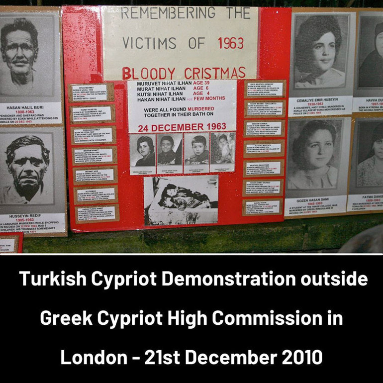 Londra’da ‘Kanlı Noel’in 58. yılı protestoyla anıldı