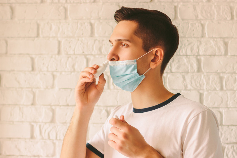 Kovid için yeni umut Hem erken tedavi hem maske işlevi olacak