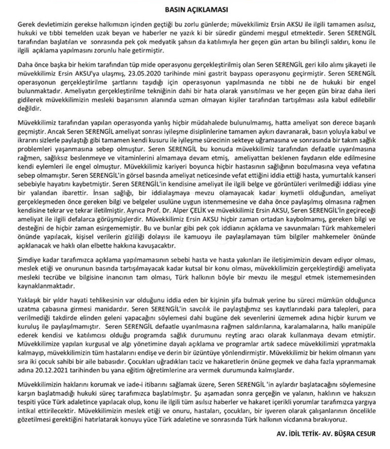 Seren Serengile suçlama: Para istedi