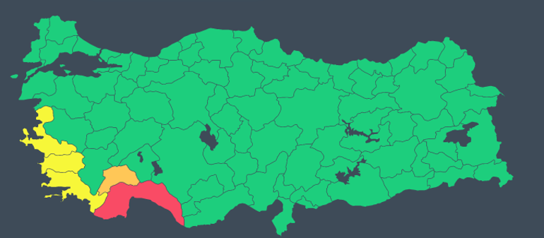 Son dakika... Meteorolojiden kırmızı uyarı Bir bölge alarmda: Aşırı yağış geliyor... Okullar tatil edildi