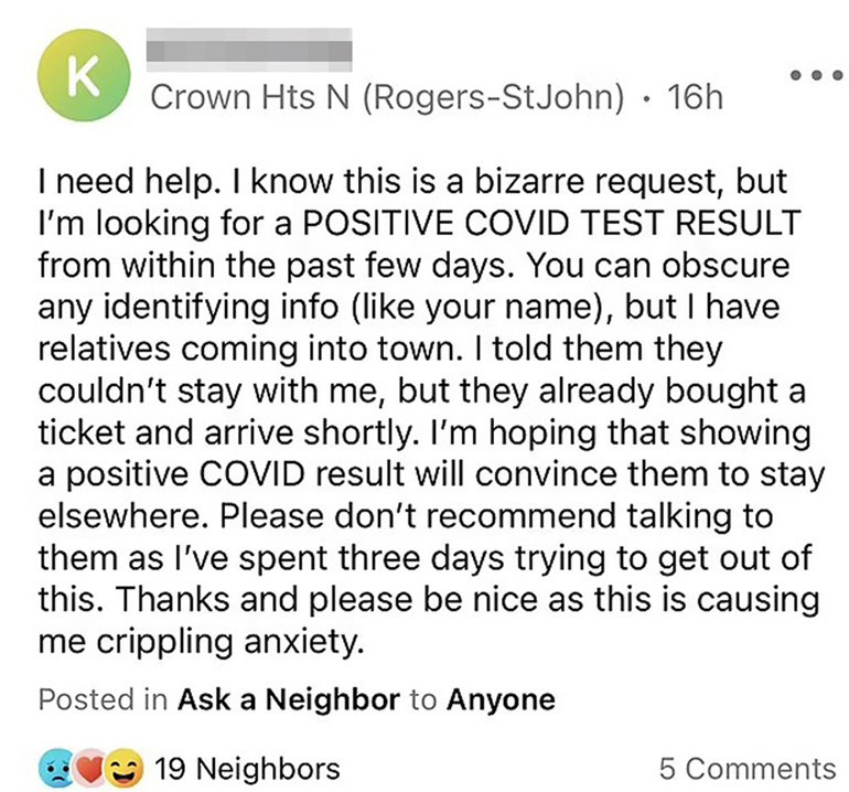 Sebebini duyan şaşkına döndü... Herkes koronadan kaçarken New Yorklu adam pozitif test için yalvardı