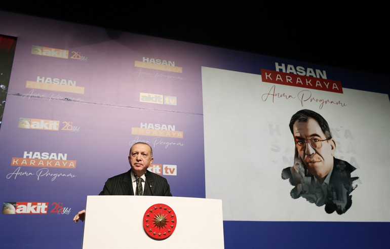 Cumhurbaşkanı Erdoğan, Hasan Karakayayı anma programında konuştu