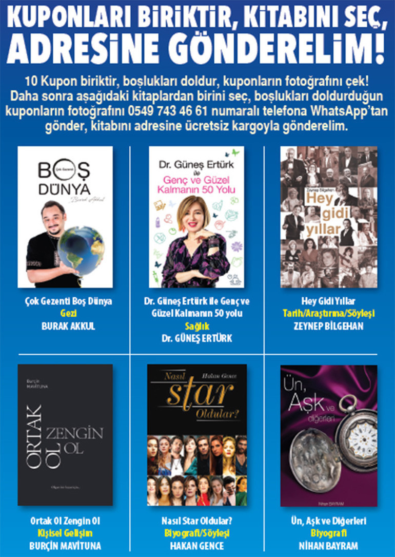 Büyük ilgi gösterilen Hürriyet’in kuponlu kitap kampanyası yeniden okurlarıyla buluşuyor