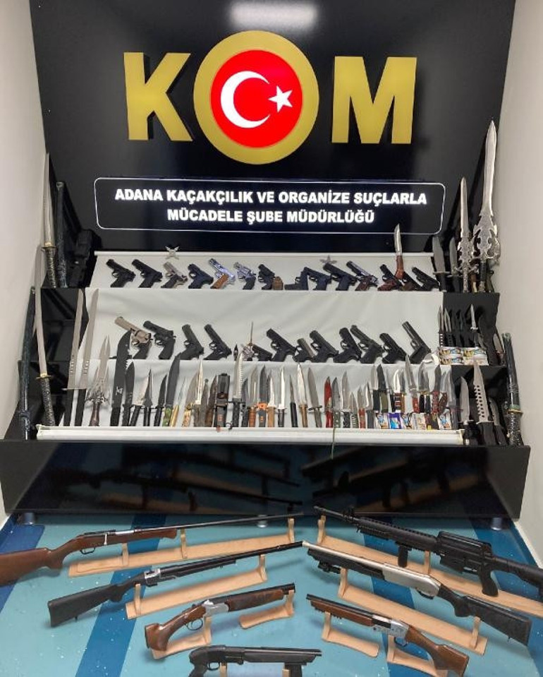 Kaçakçılık şüphesiyle baskın yapılan evden mühimmat çıktı